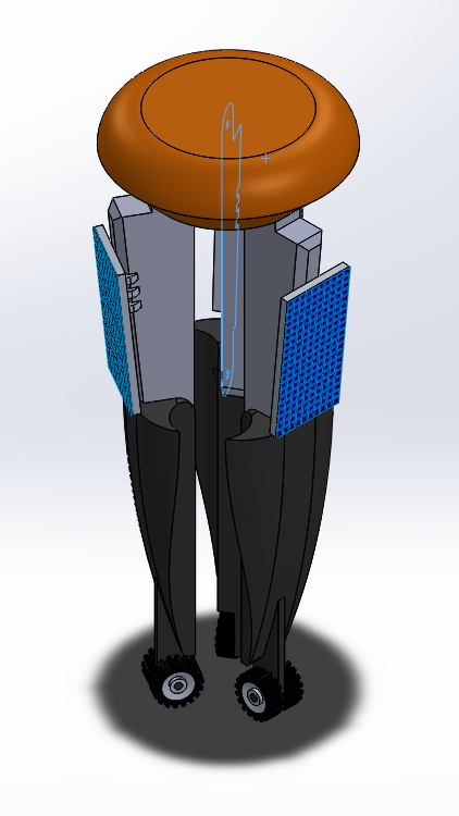 triarm-gantry太阳能三足月球车3D数模图纸 STEP IGS格式